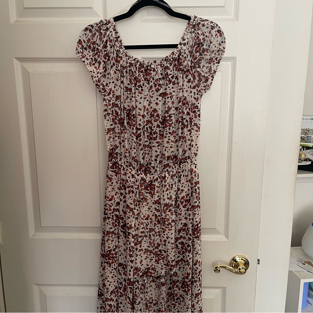 Nwt Patterned Romper/Maxi